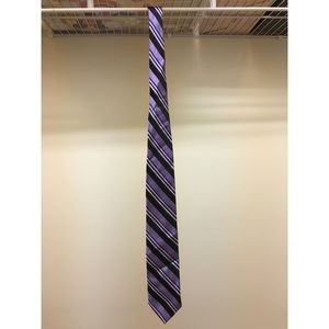 Tie Bar 100% Silk Necktie